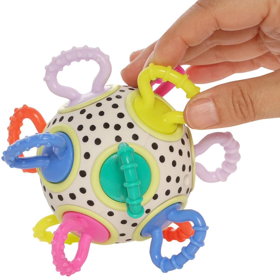 manhattan toy sensorische rammelaar - click clack colorpop | M165210 | 4