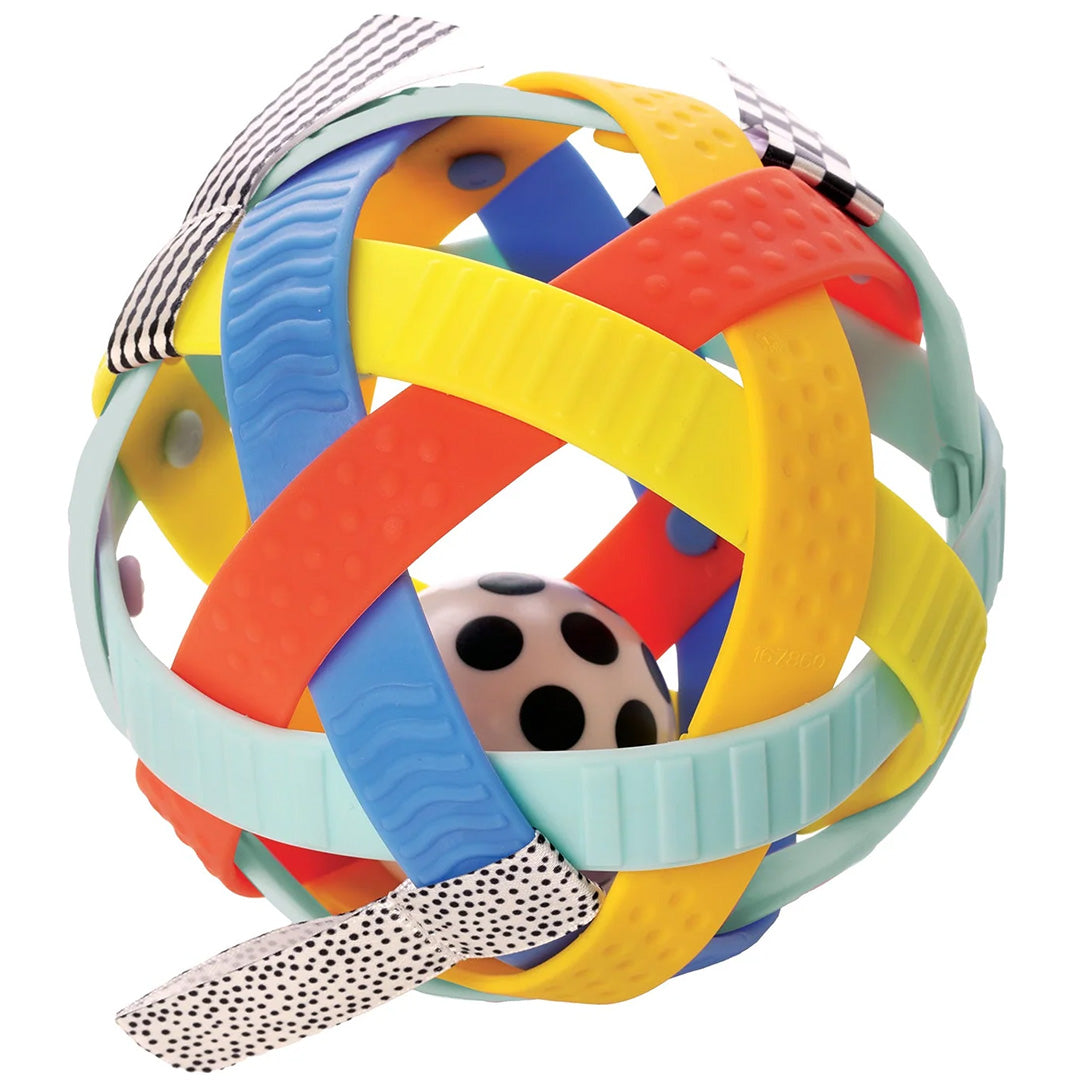 manhattan toy sensorische speelbal en bijtring - blissful ball | M167860 | 