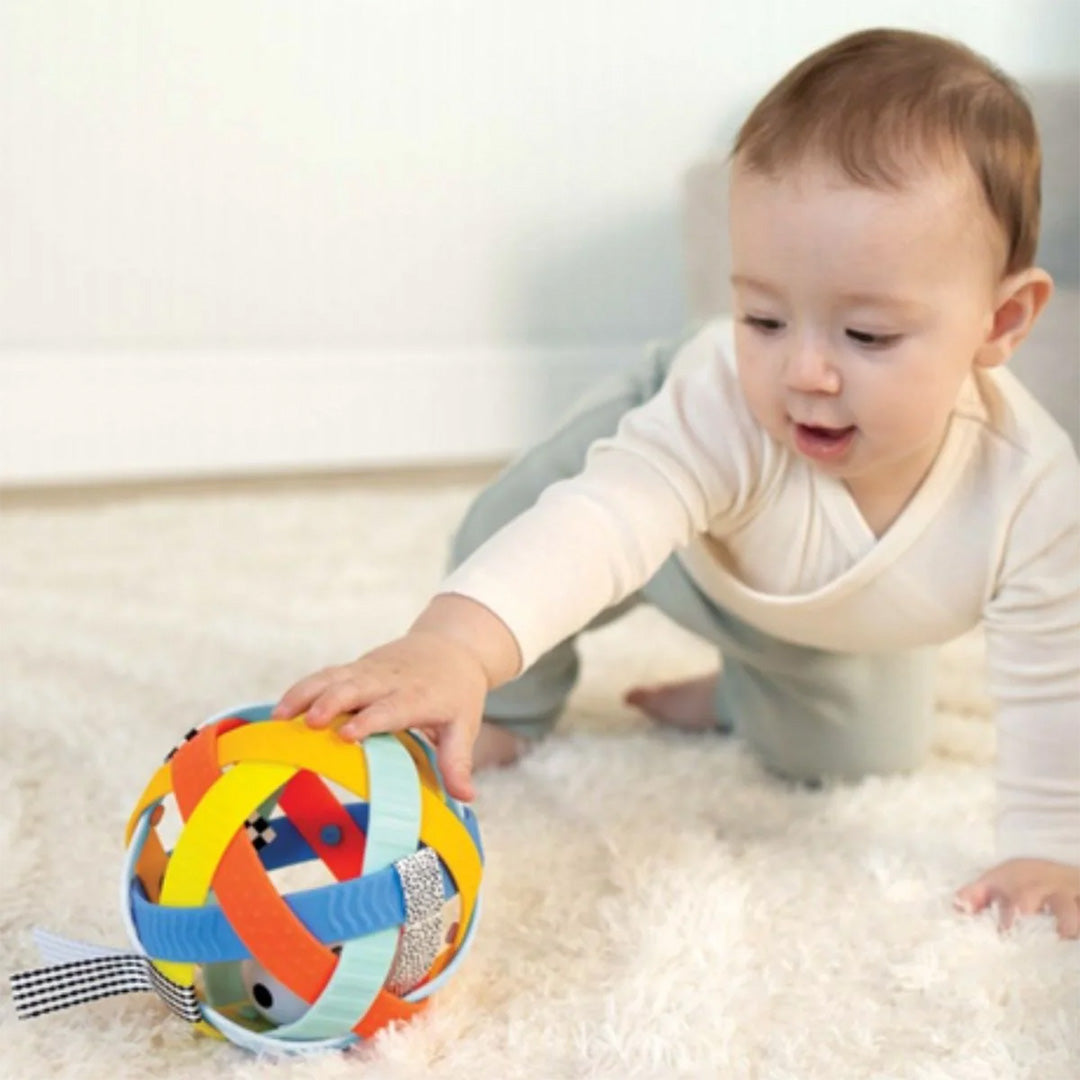 manhattan toy sensorische speelbal en bijtring - blissful ball | M167860 | 2