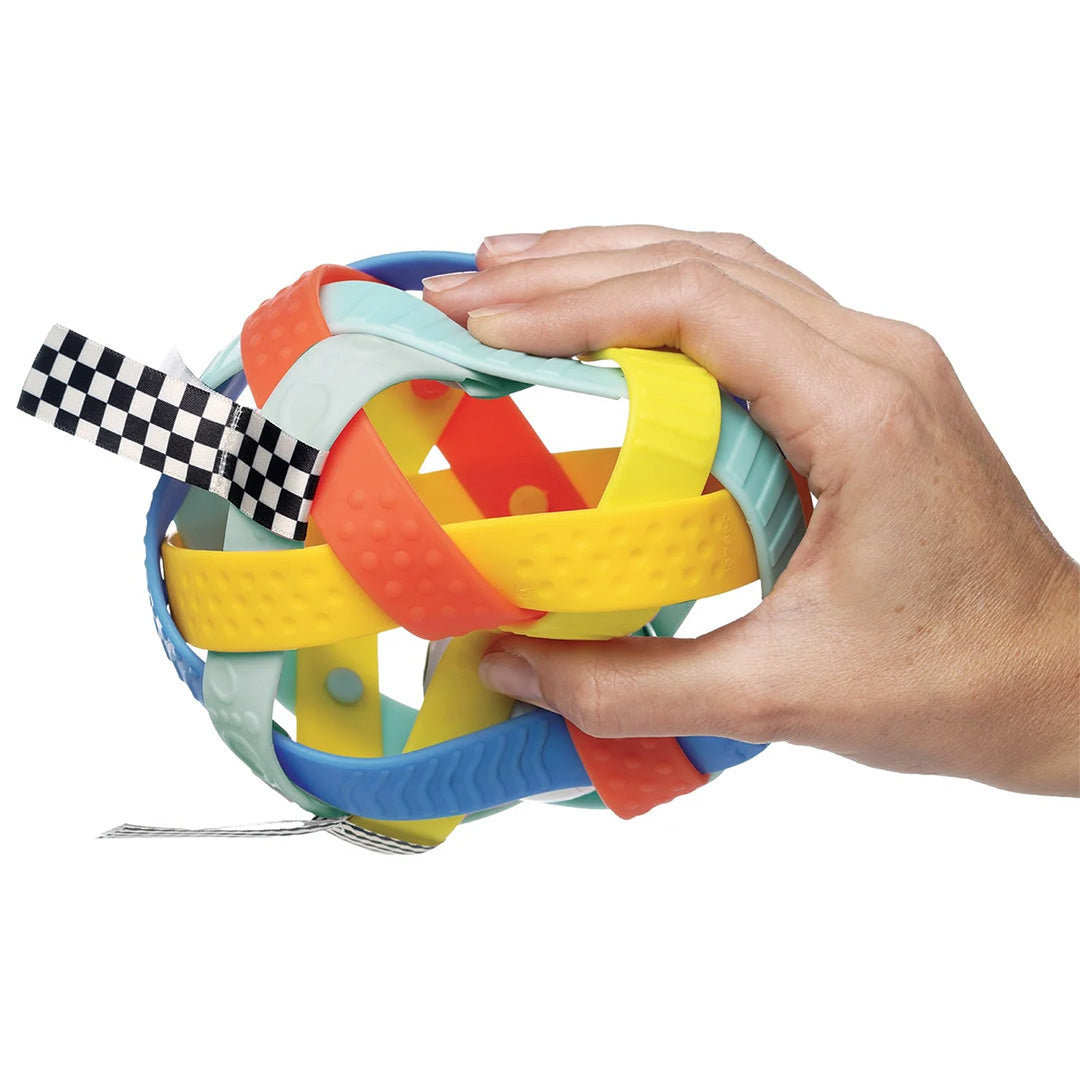 manhattan toy sensorische speelbal en bijtring - blissful ball | M167860 | 3