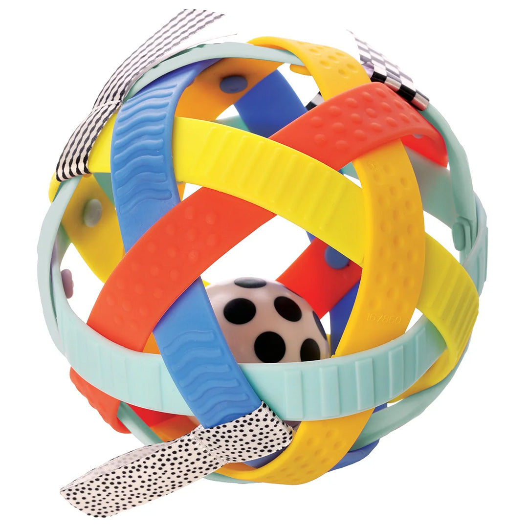 manhattan toy sensorische speelbal en bijtring - blissful ball | M167860 | 4