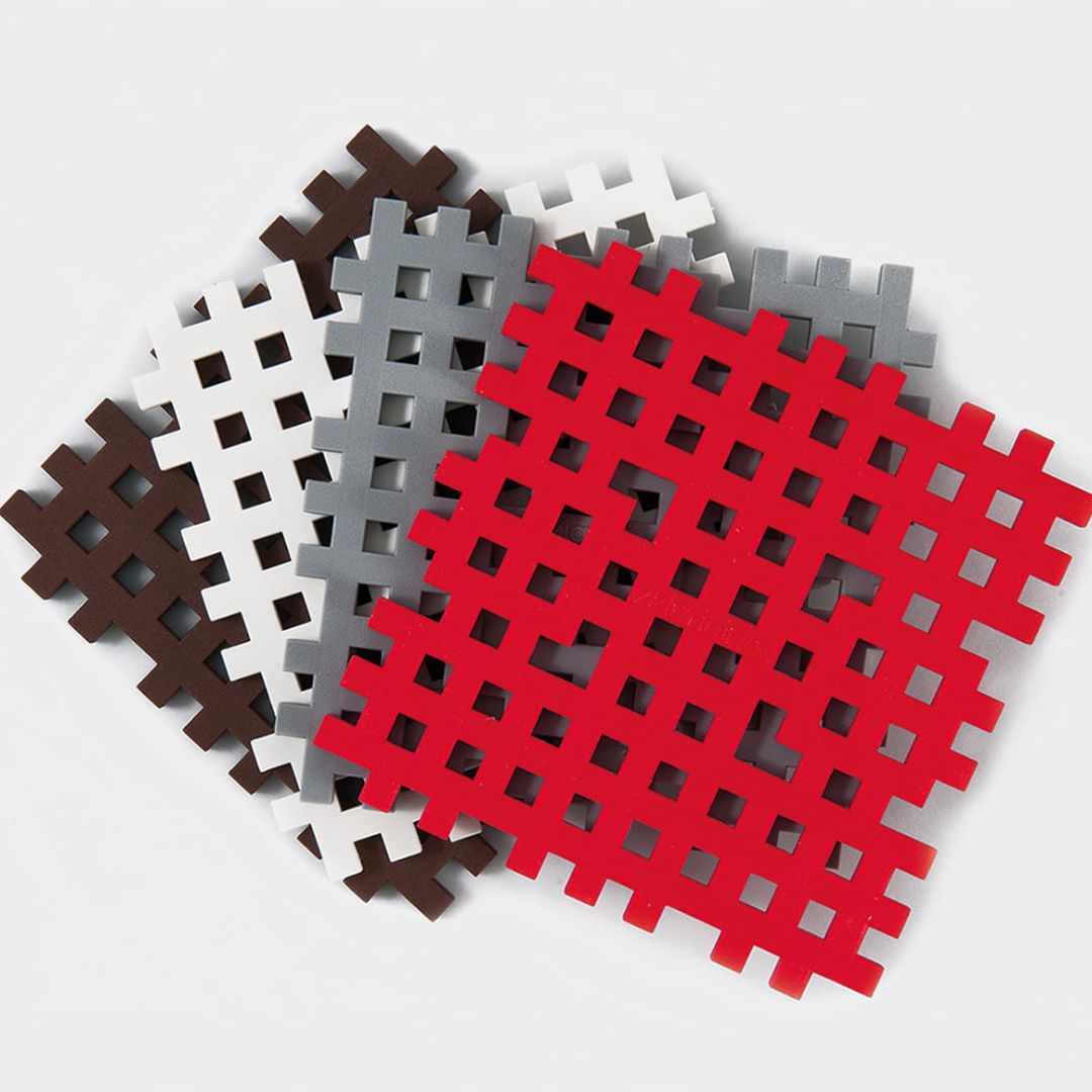 marioinex mini waffle base assorti - 4st | 902608 | 5
