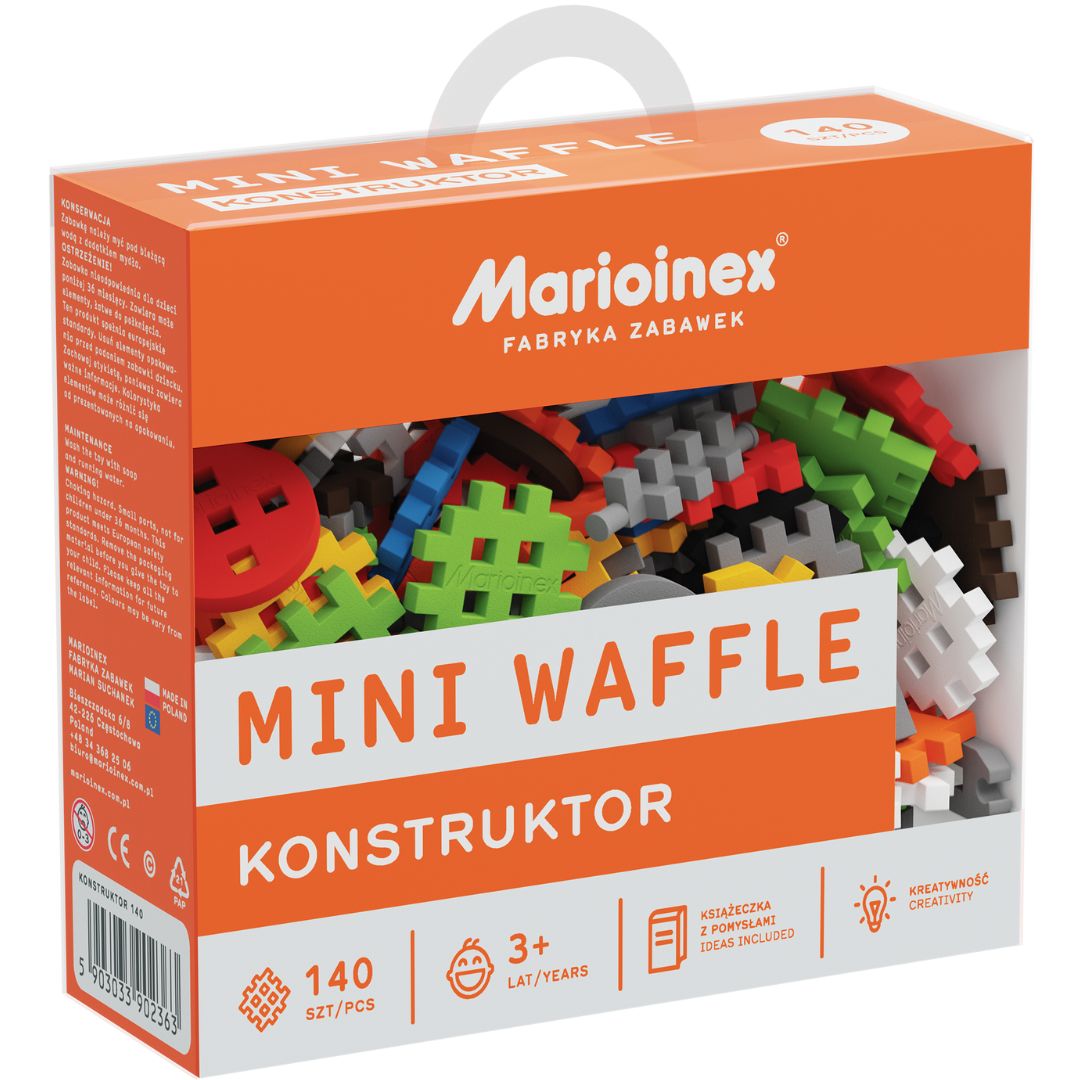 marioinex mini waffle constructor - 140st | 902134 | 1