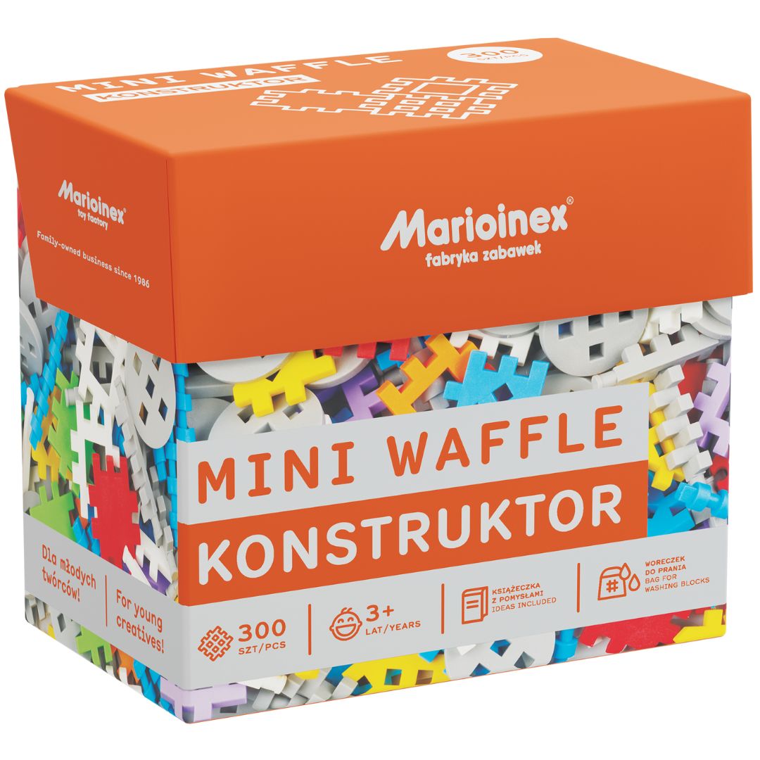 marioinex mini waffle constructor - 300st | 902271 | 1