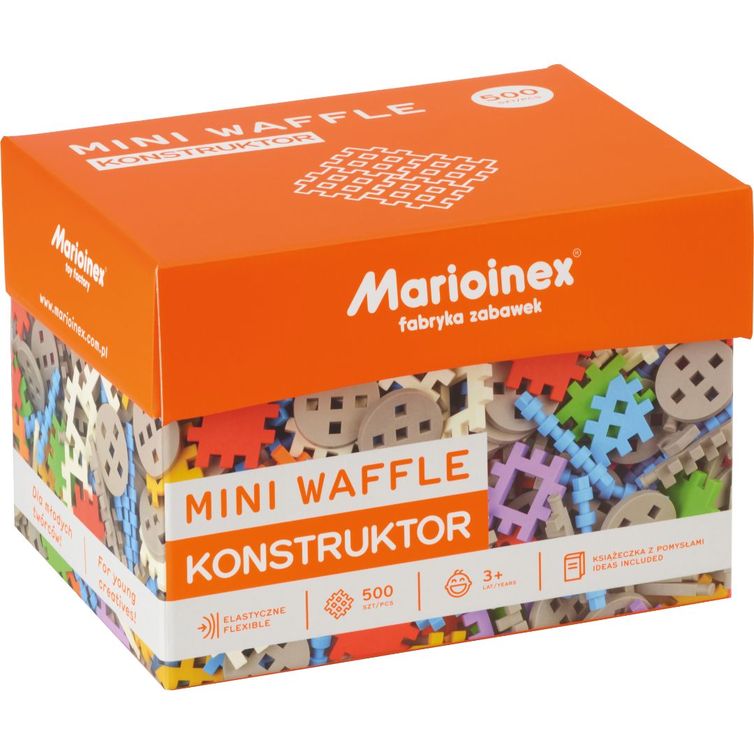 marioinex mini waffle constructor - 500st | 902288 | 3