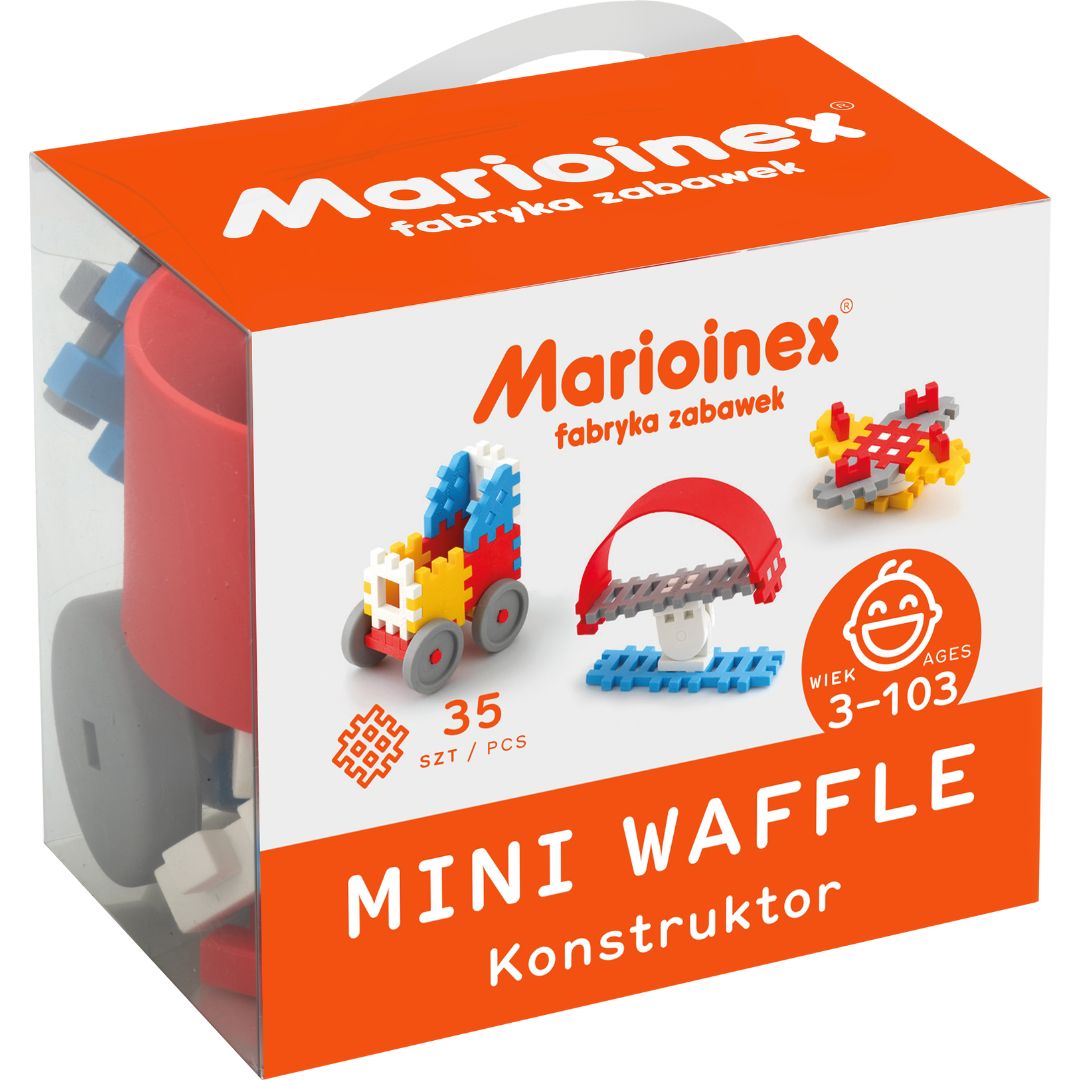 marioinex mini waffle constructor blue - 35st | 902783 | 1