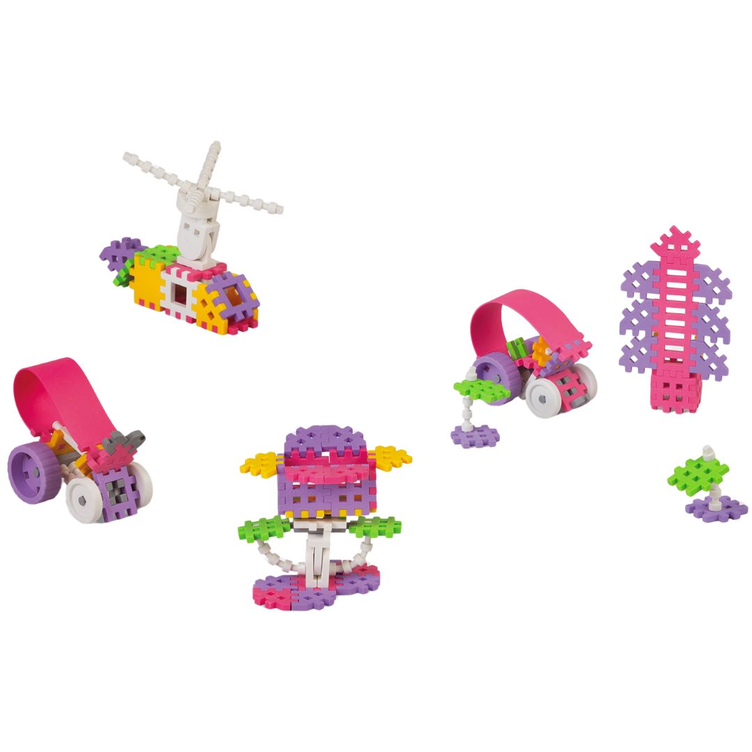 marioinex mini waffle constructor pink - 70st | 902813 | 2