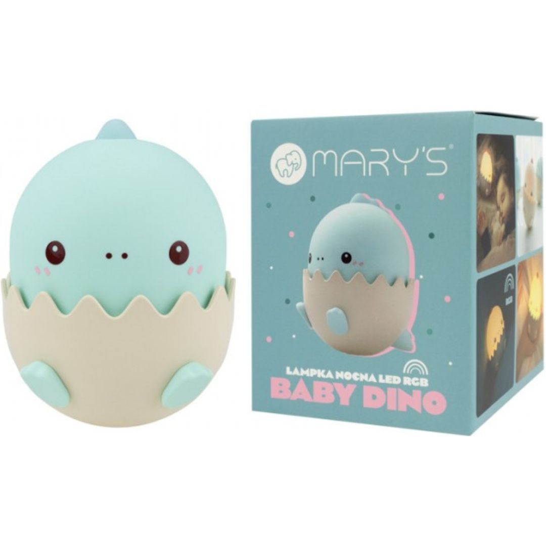 mary's nachtlampje baby dino - blauw | 66.001.27 | 3