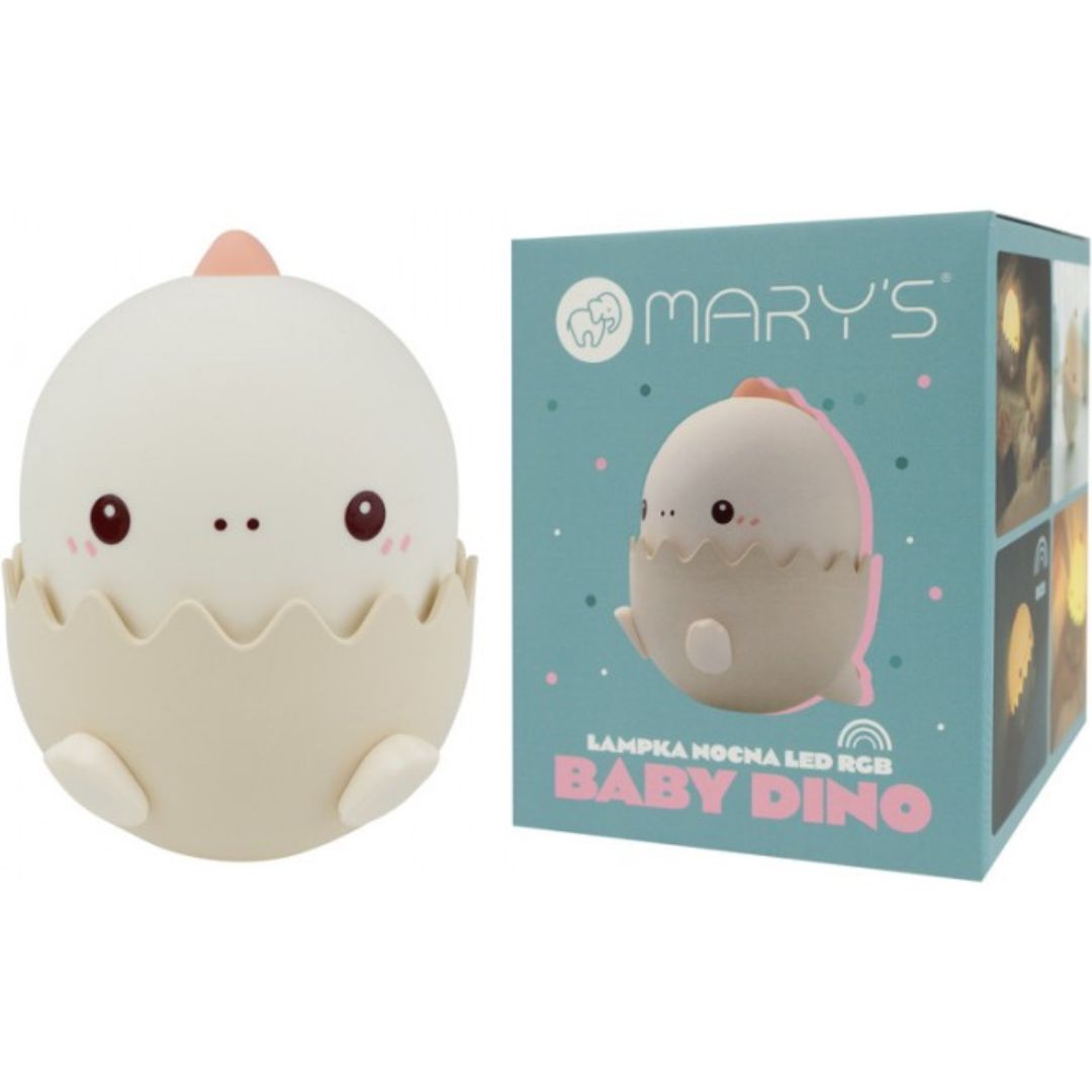 mary's nachtlampje baby dino - roze | 66.001.26 | 3