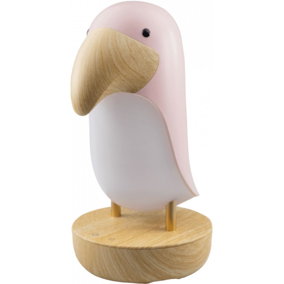 mary's nachtlampje met bluetooth speaker toucan - roze | 66.006.02 | 0