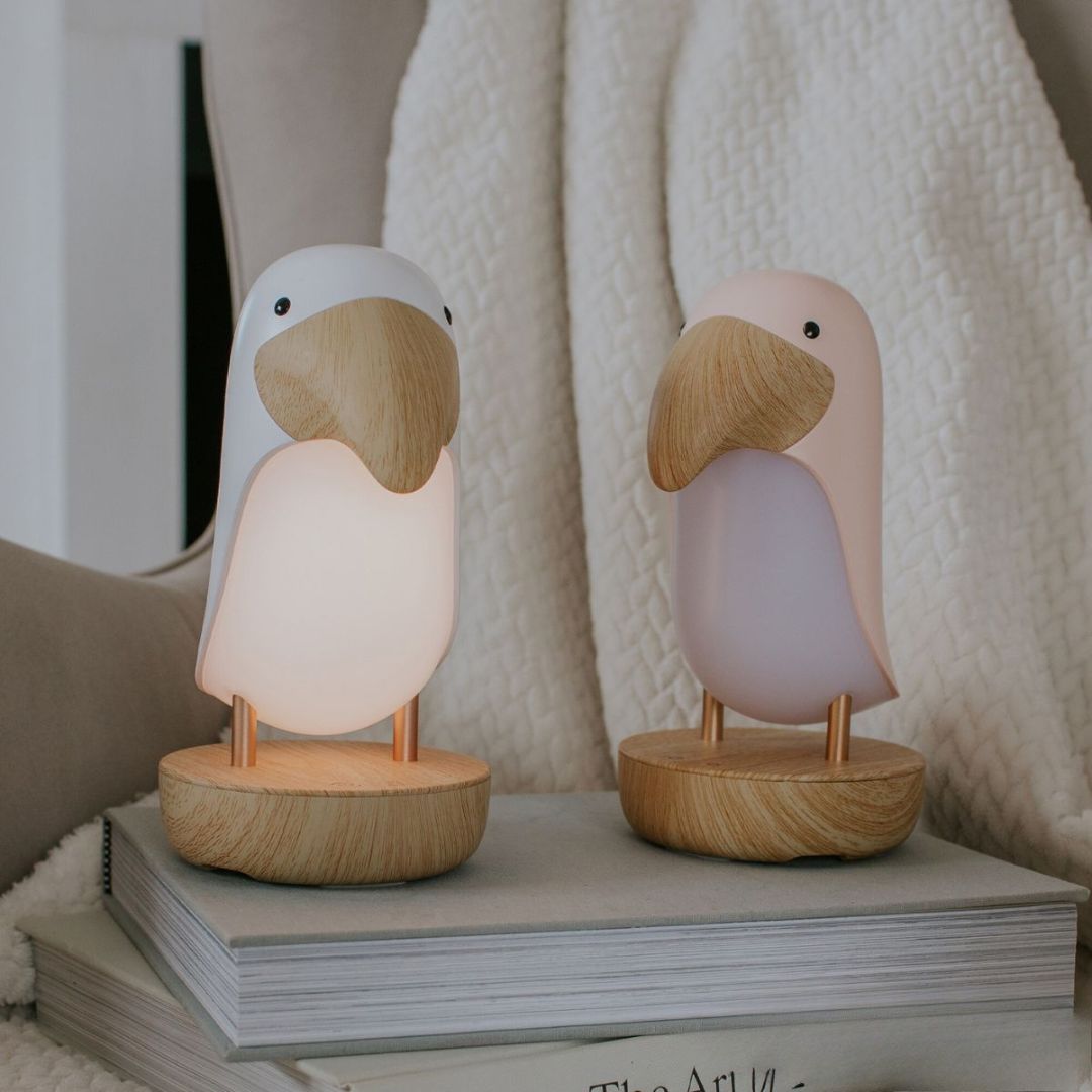 mary's nachtlampje met bluetooth speaker toucan - roze | 66.006.02 | 1