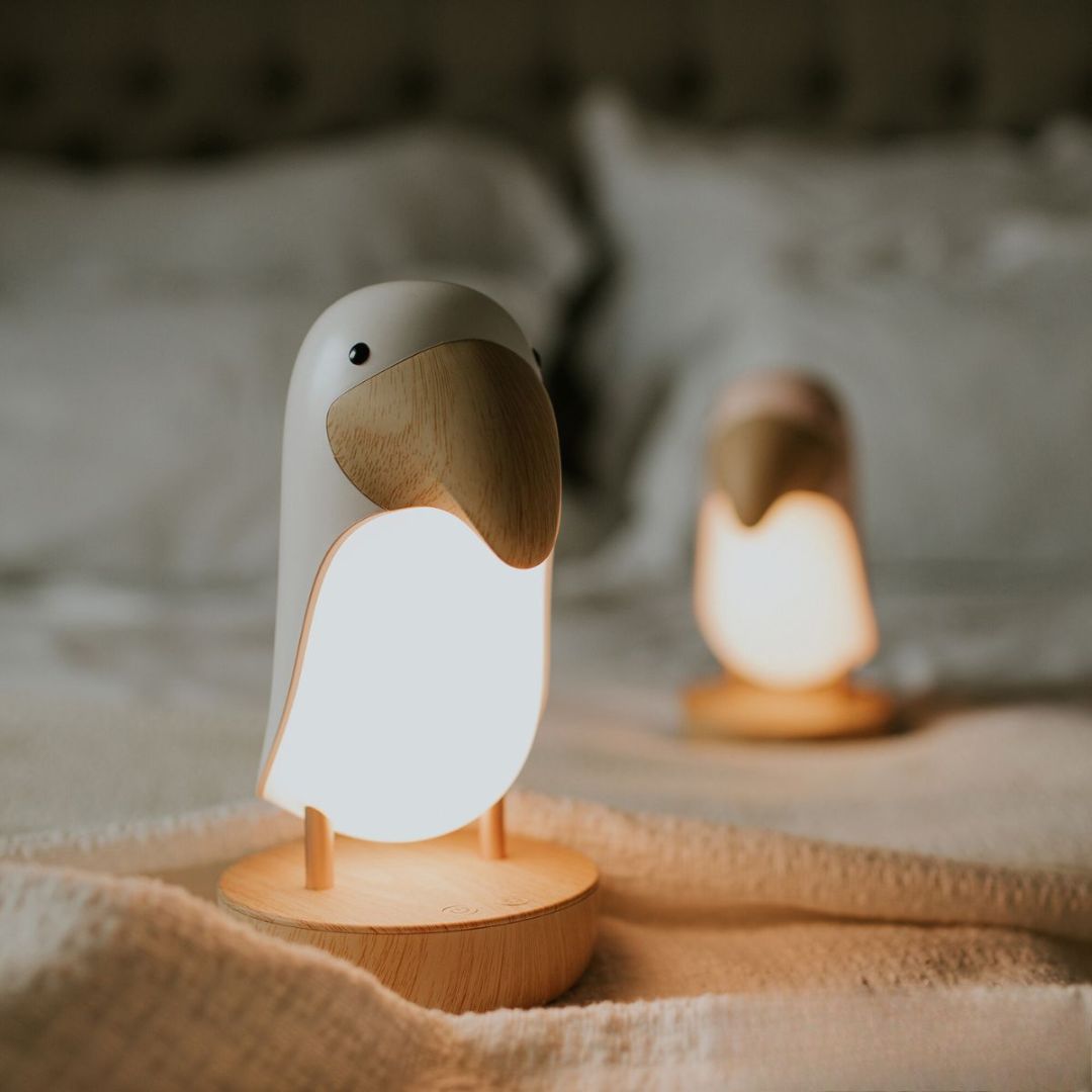 mary's nachtlampje met bluetooth speaker toucan - wit | 66.006.01 | 1