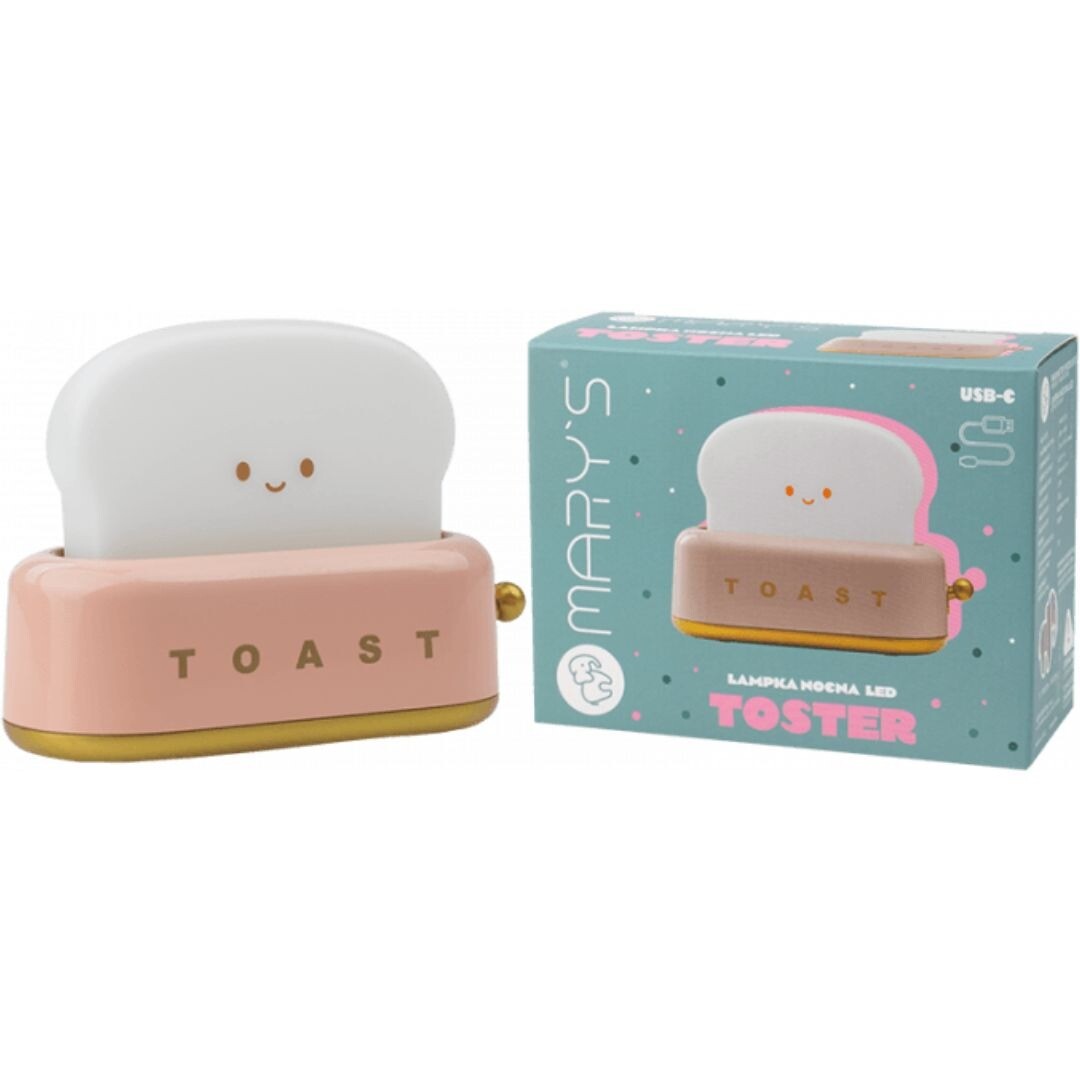 mary's nachtlampje toaster - roze | 66.001.14 | 3