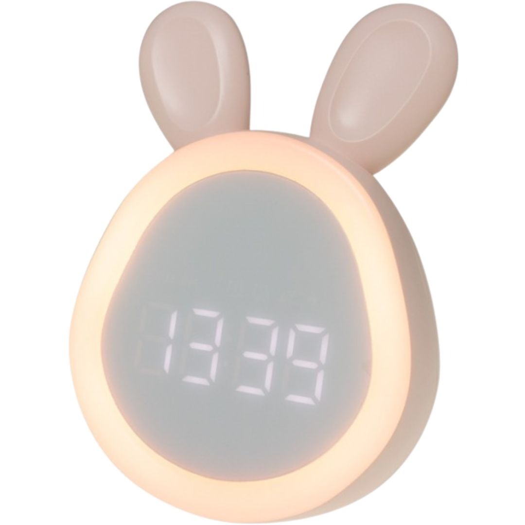 mary's wekker en nachtlampje konijn - roze | 66.002.02 | 0