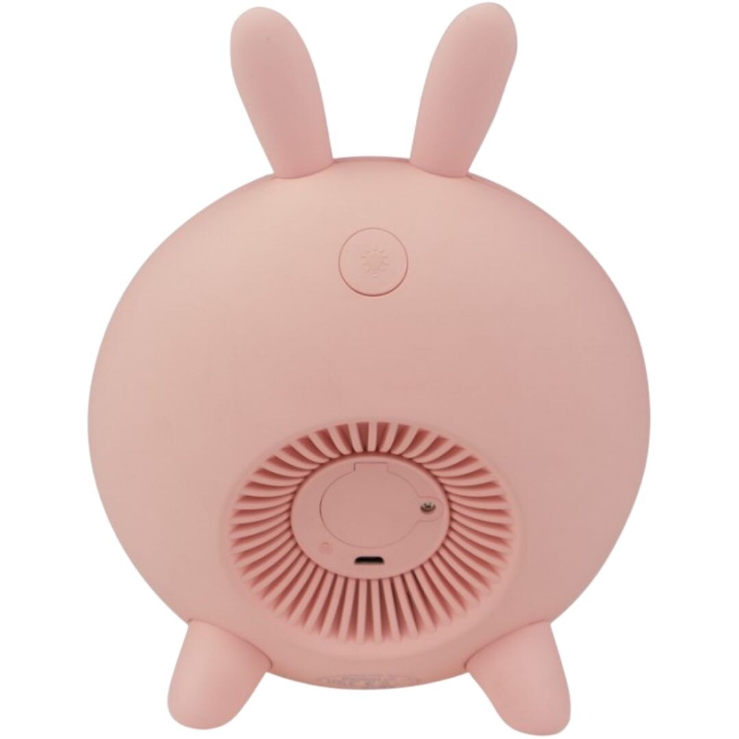 mary's wekker en rgb nachtlampje konijn - roze | 66.002.12 | 2