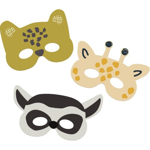 maskers zoo party - 6st  | 68334 | 0