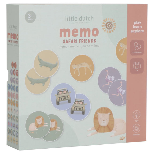 little dutch memorie - safari friends | LD7486 | 