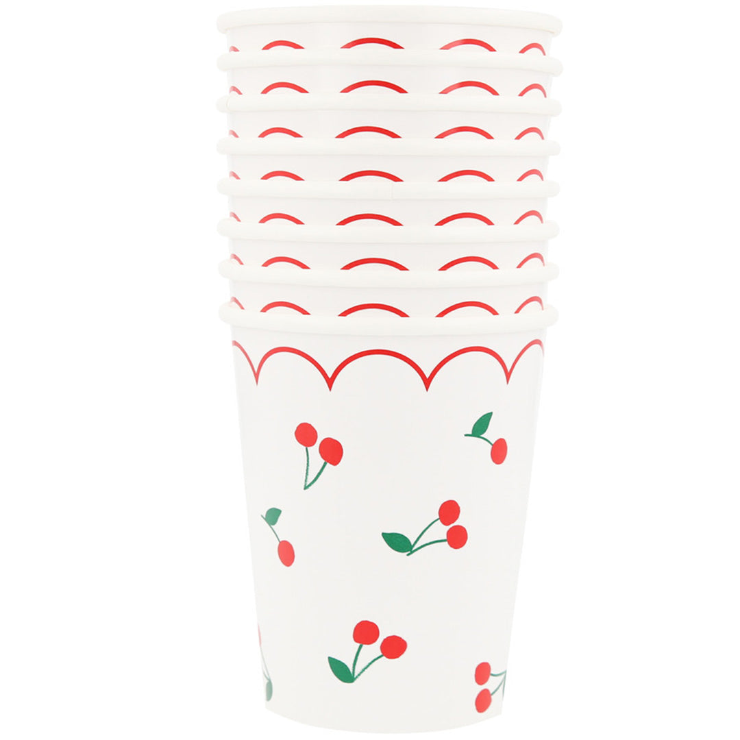 meri meri bekers cherry - 8st | 282840 | 3