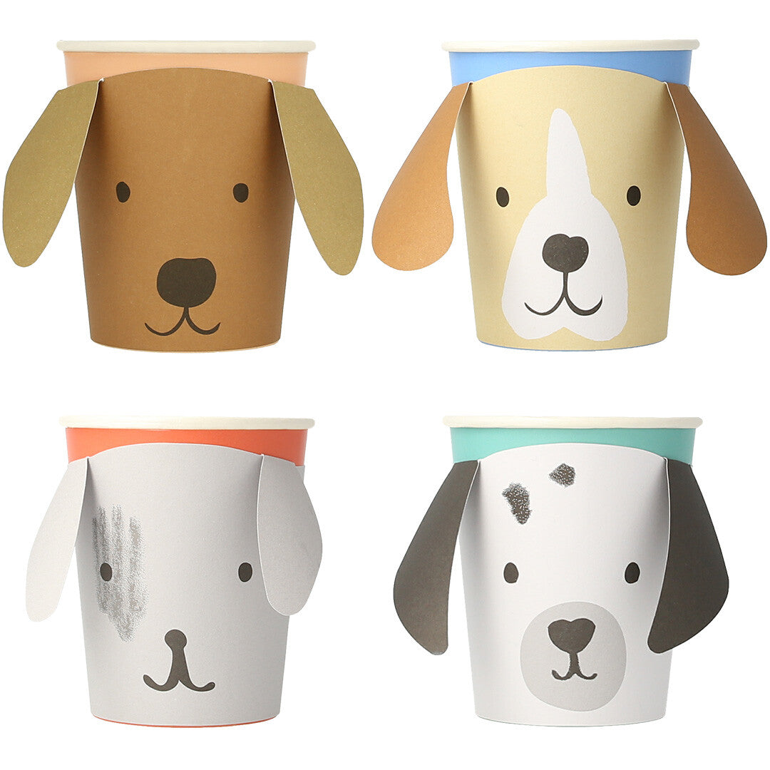 meri meri bekers honden - 8st | 268618 | 0