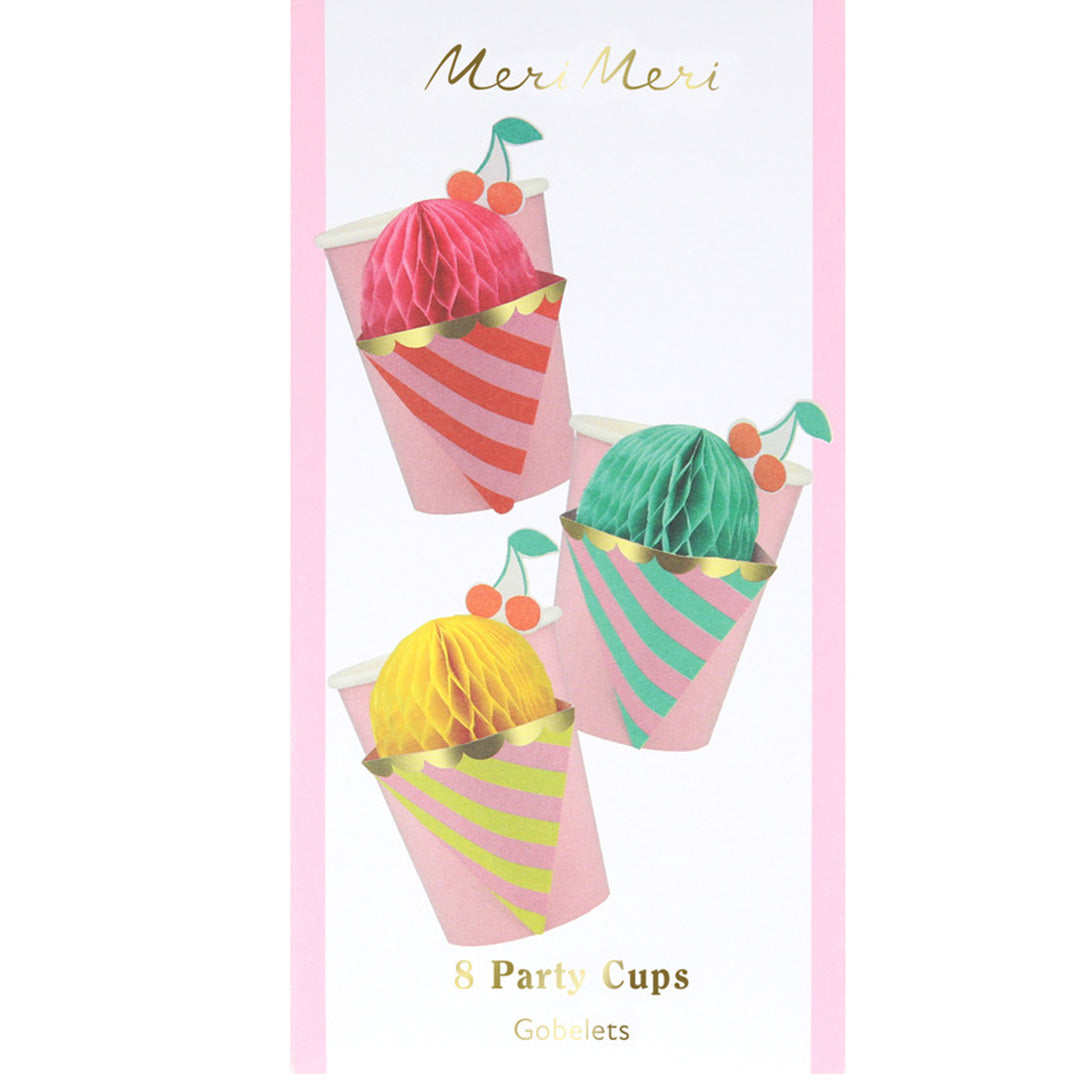 meri meri bekers ice cream - 8st | 286053 | 1