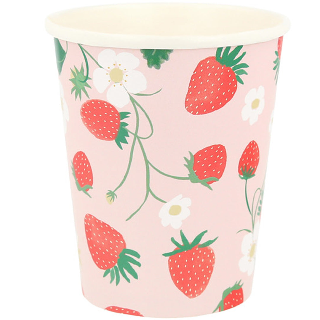 meri meri bekers strawberry - 8st | 287196 | 0