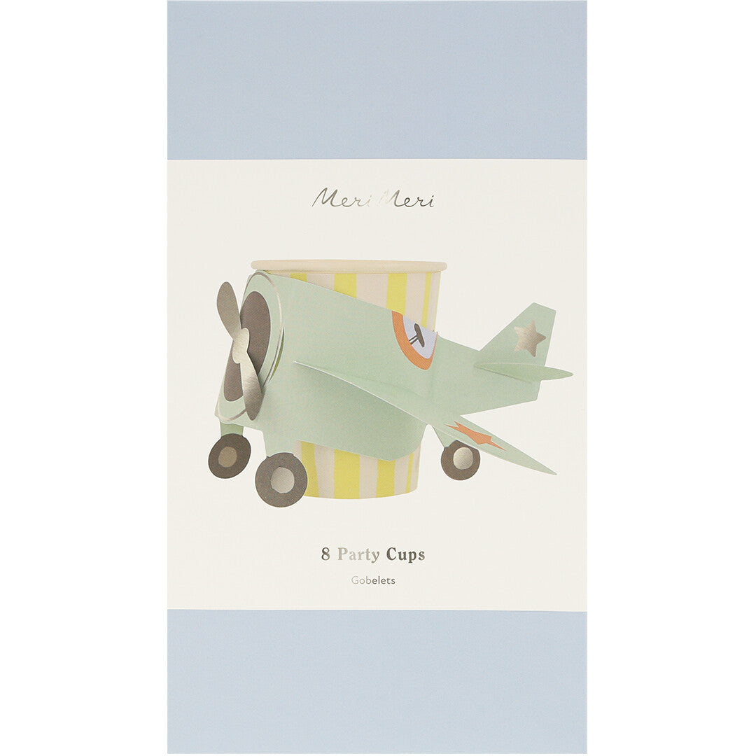meri meri bekers vliegtuig – 8st | 275855 | 1