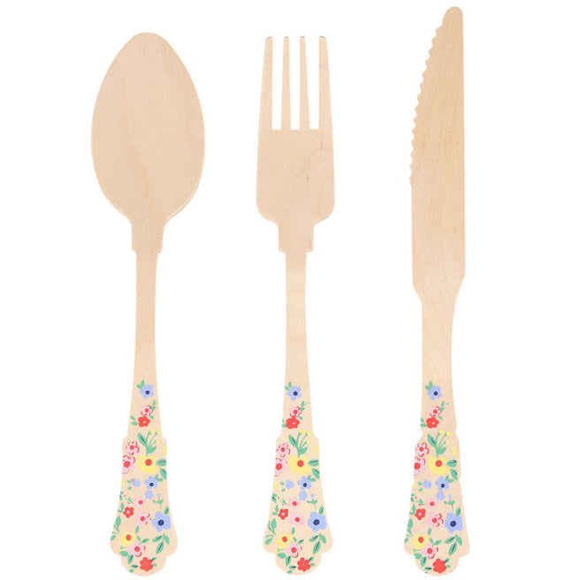 meri meri bestek elegant floral - 24st | 287718 | 0