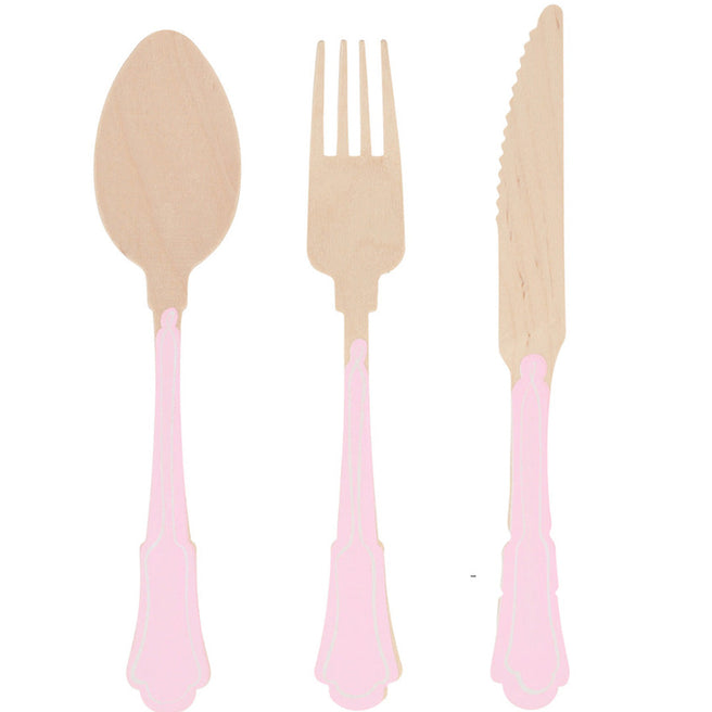 meri meri bestek elegant pink - 24st | 288888 | 0