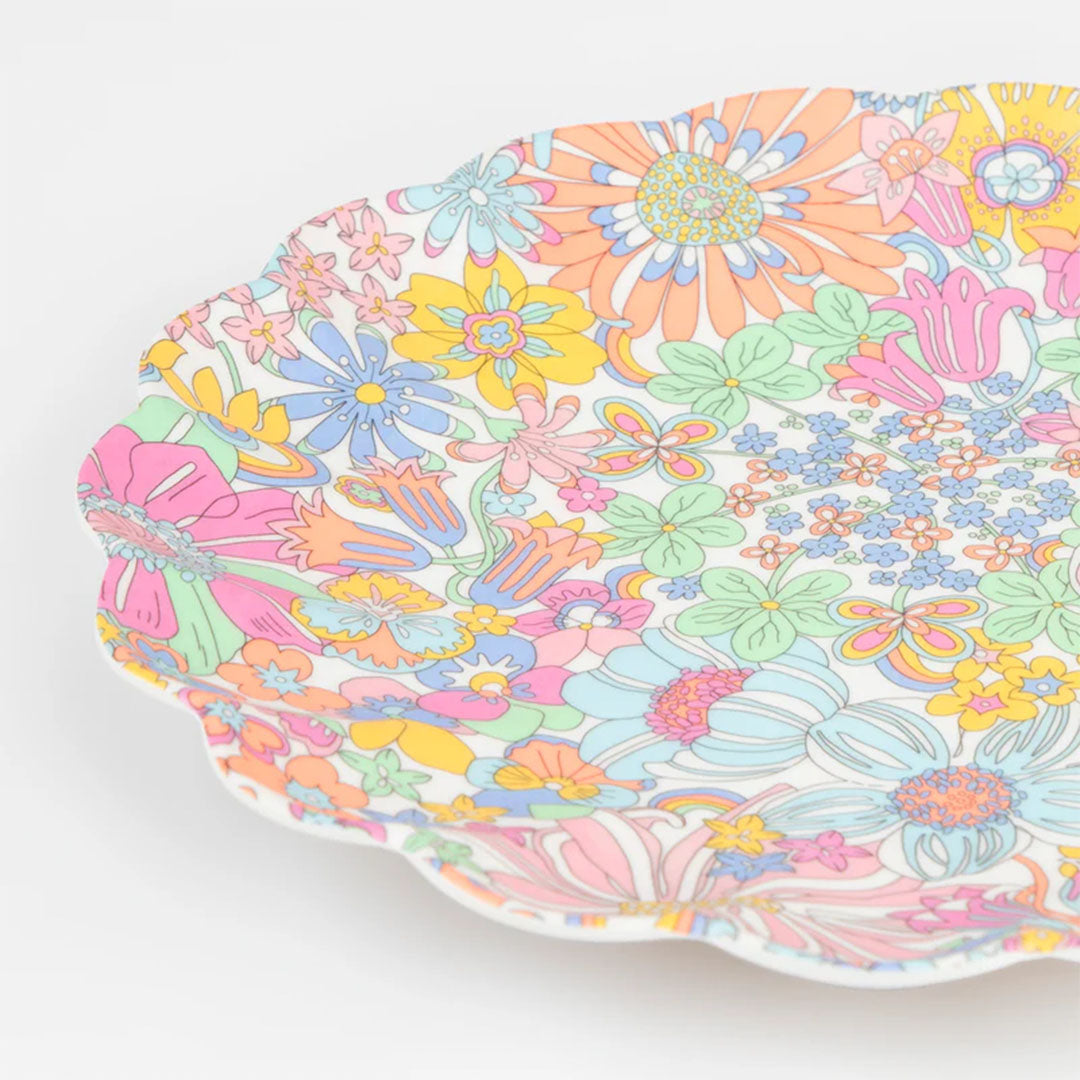 meri meri bord herbruikbaar liberty - rainbow garden - large | 284397 | 1