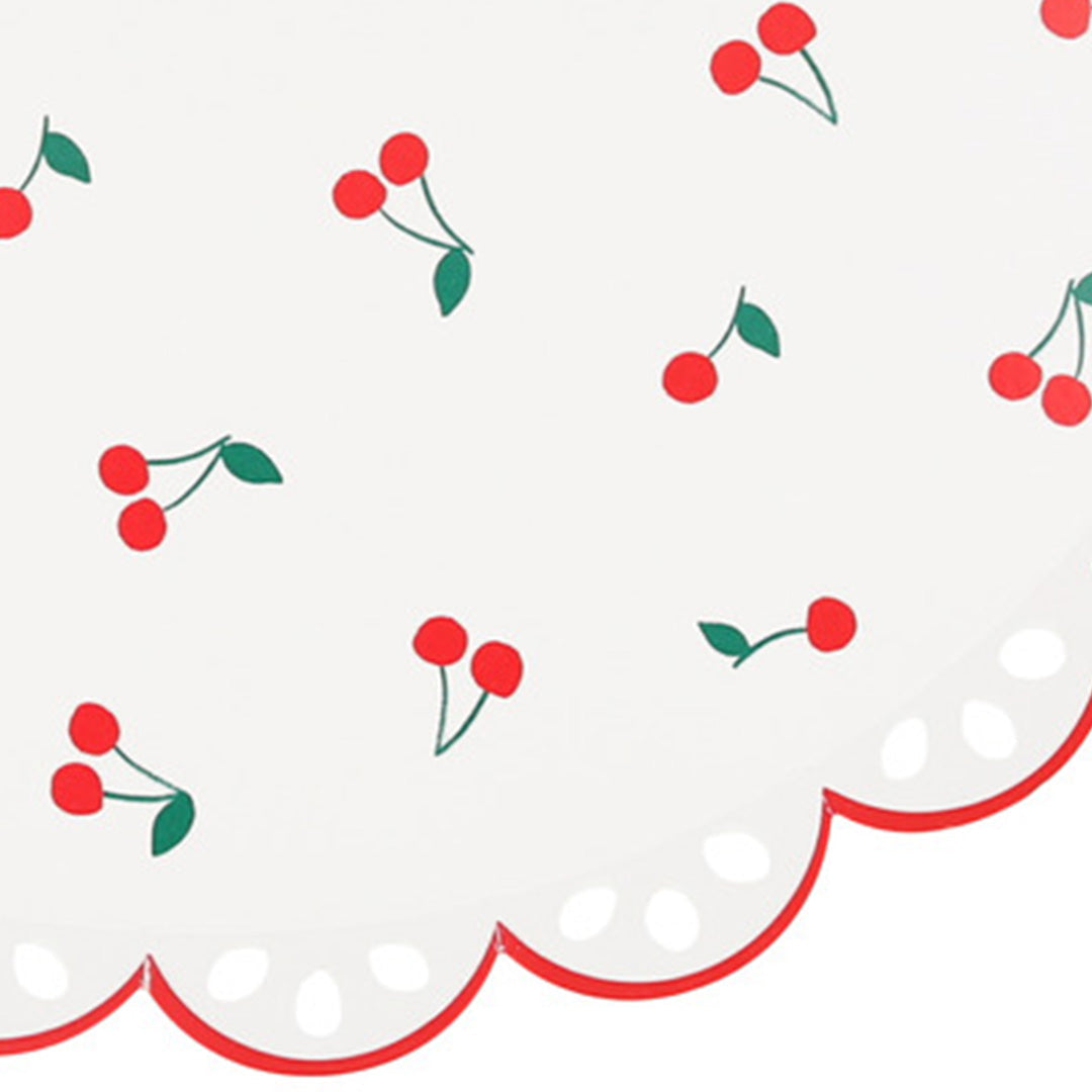 meri meri borden cherry - large - 8st | 282804 | 3