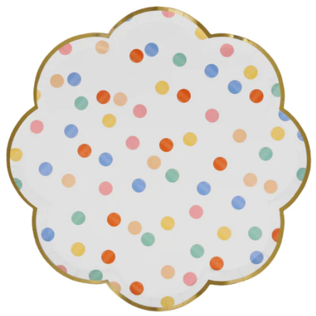 meri meri borden colourful pattern - small - 8st | 267268 | 4
