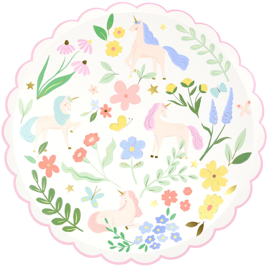 meri meri borden meadow unicorns - large - 8st | 286287 | 0