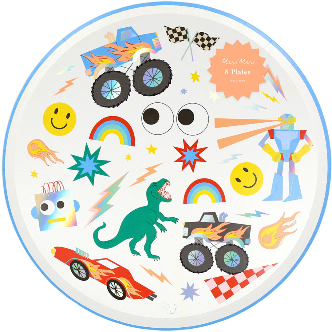 meri meri borden toybox icon - 8st | 287340 | 0