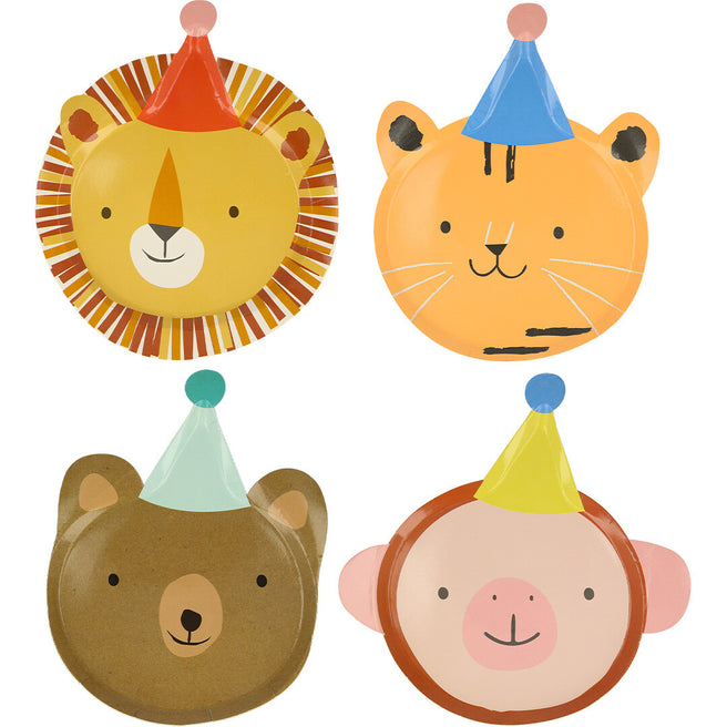 meri meri bordjes animal parade - 8st | 267340 | 0