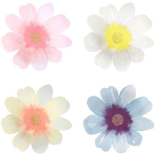 meri meri bordjes bloementuin - large (8st) | 185311 | 0