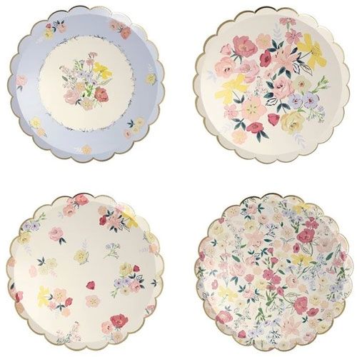 meri meri bordjes engelse tuin - small - 8st | 205165 | 0