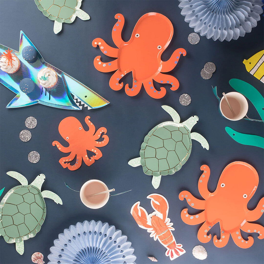 meri meri bordjes octopus – 8st | 267484 | 1