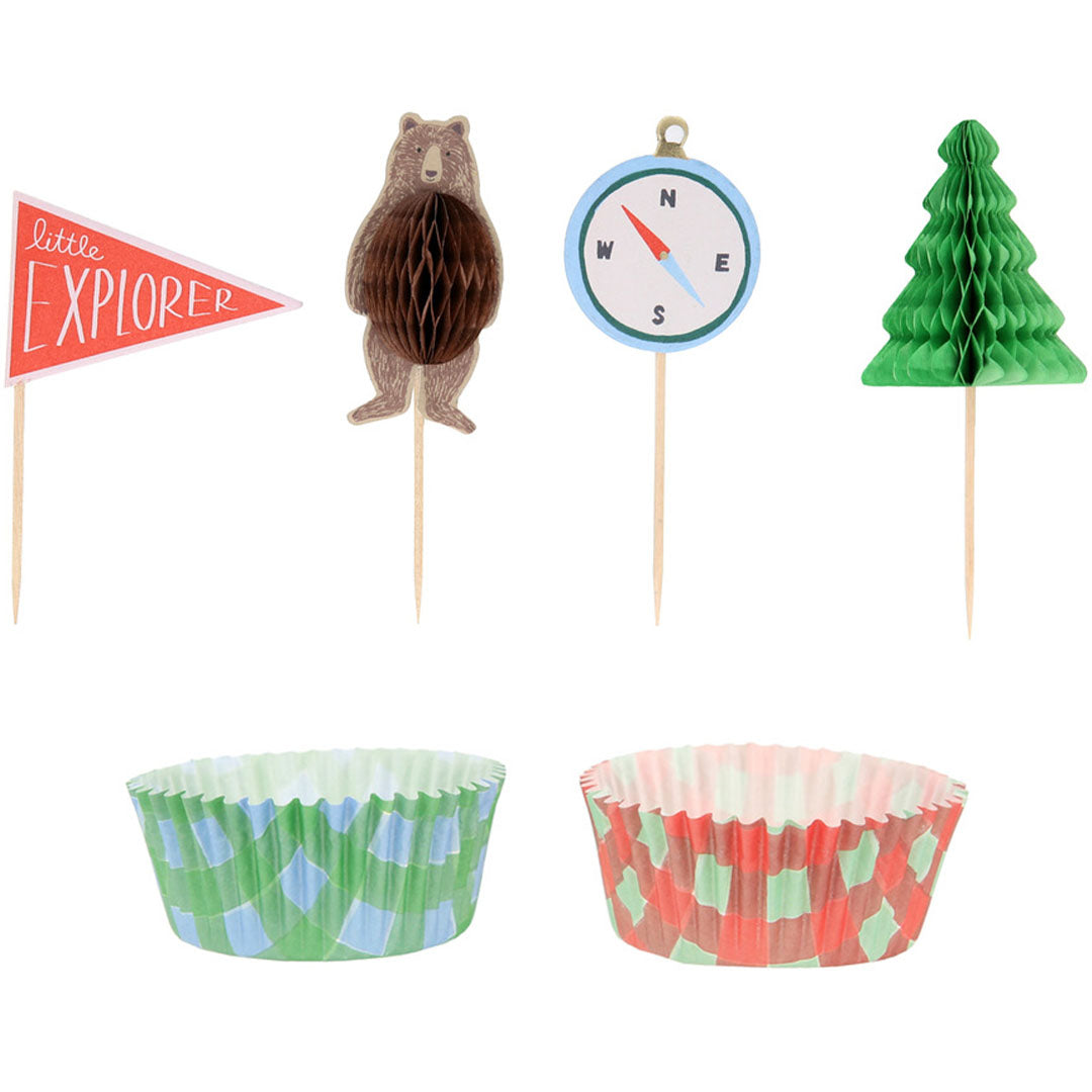 meri meri cupcake set camping adventure | 286125 | 1