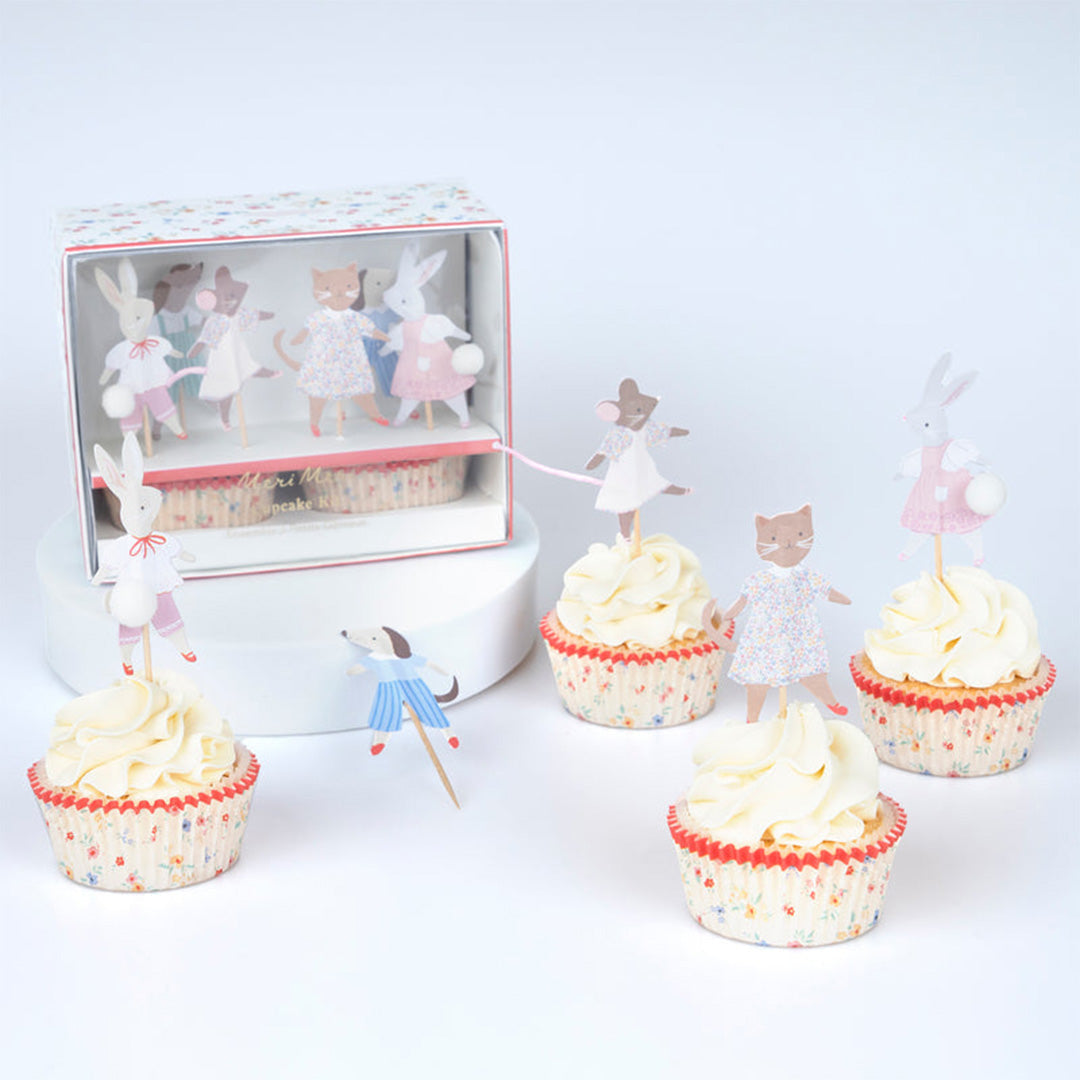 meri meri cupcake set dierenvrienden | 286575 | 5
