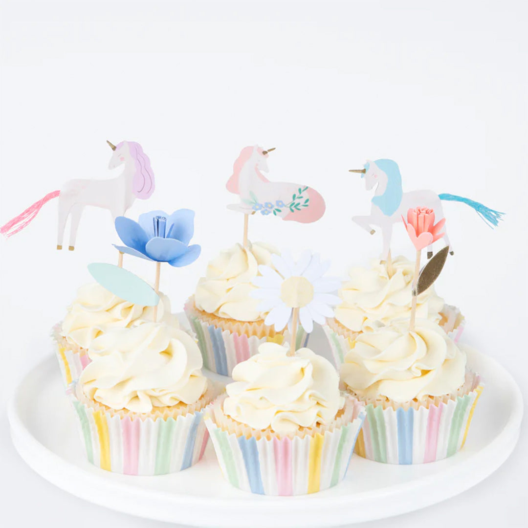 meri meri cupcake set meadow unicorns | 287079 | 1