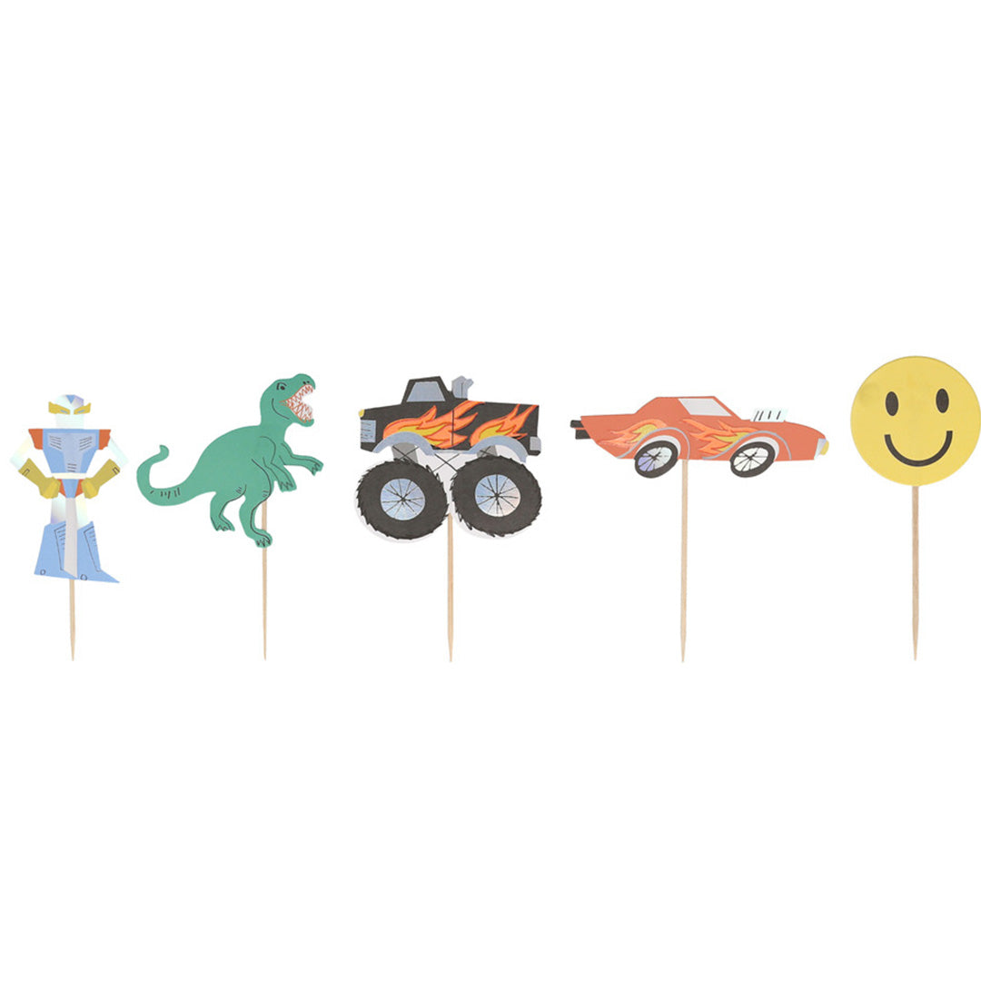 meri meri cupcake set monster truck - 24st | 287367 | 1