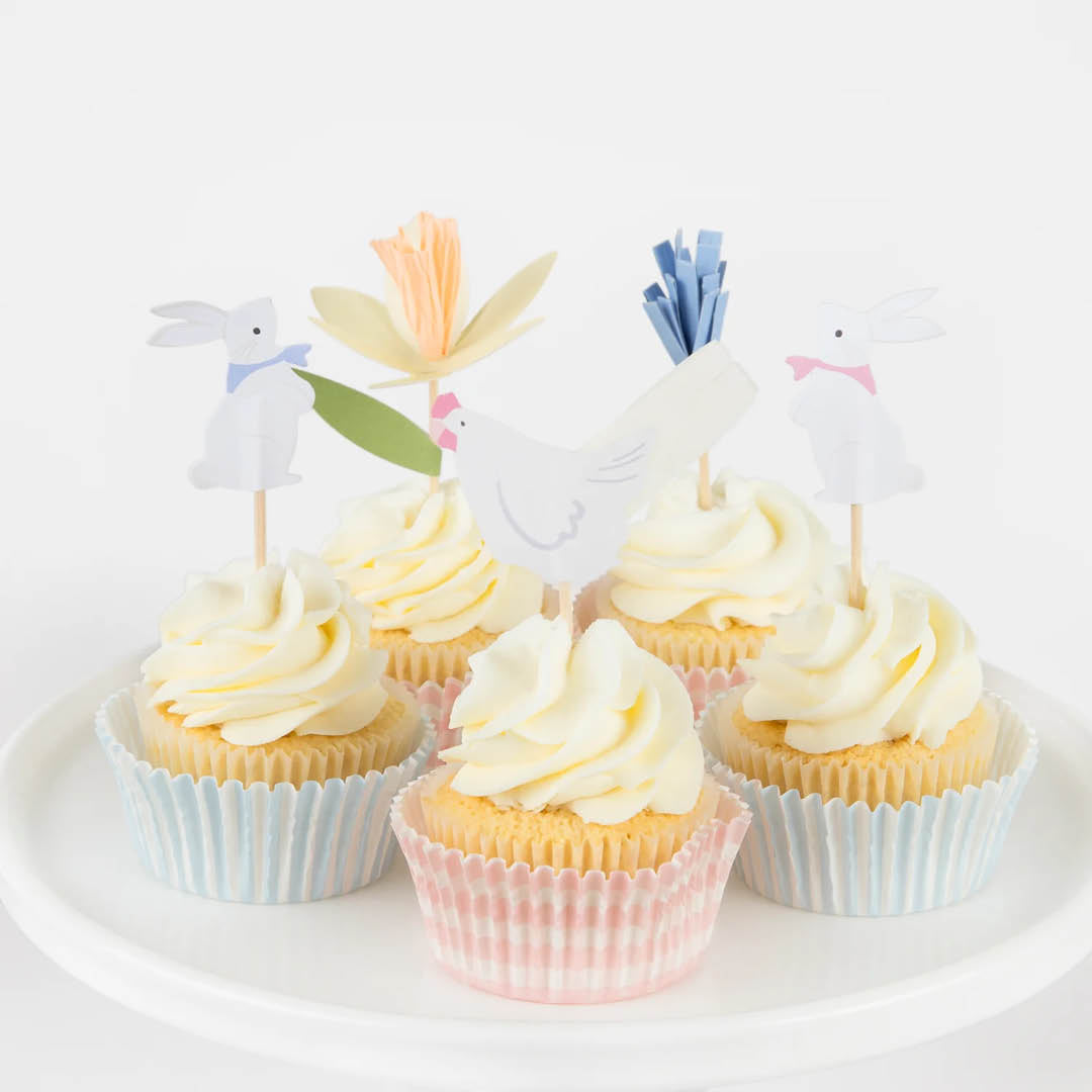 meri meri cupcake set paashuisje - 24st | 283155 | 3