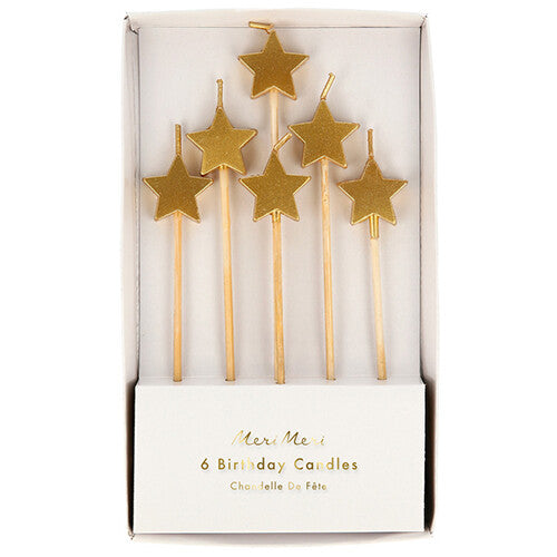 meri meri feestkaarsen sterren - 6st | 224847 | 0