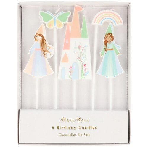 meri meri feestkaarsjes magical princess - 5st | 215875 | 0