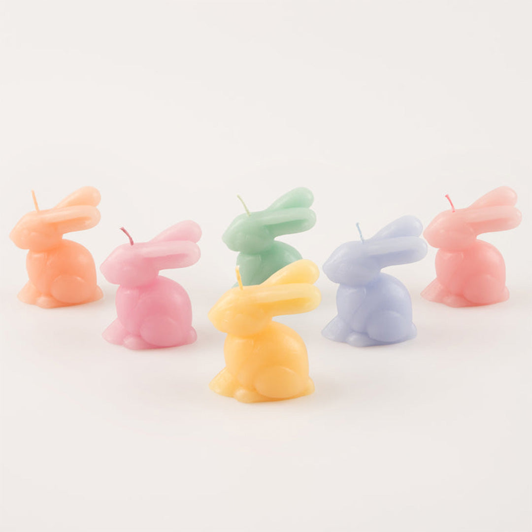 meri meri feestkaarsjes mini bunny - 6st | 282462 | 3