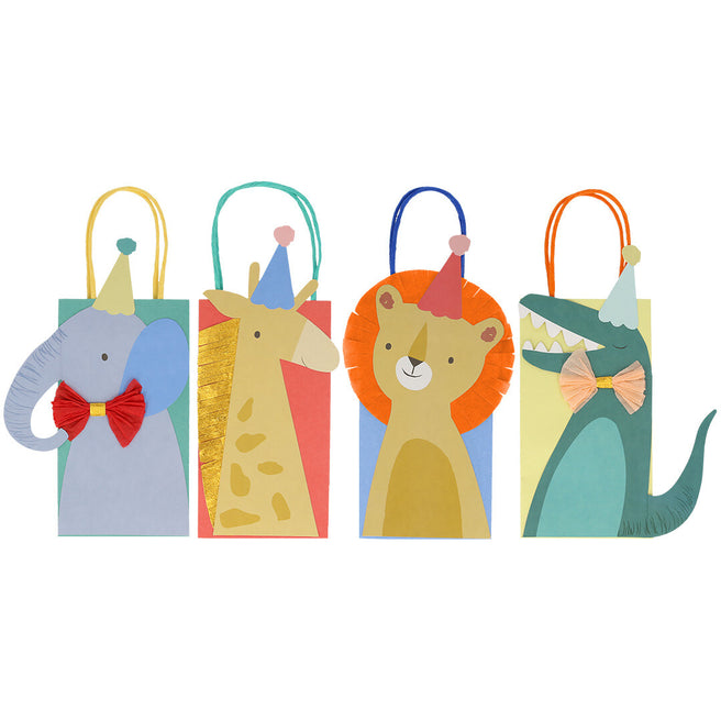meri meri feesttasjes animal parade - 8st | 267349 | 0