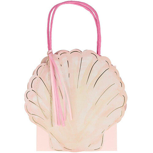 meri meri feesttasjes schelp - 8st | 215497 | 0
