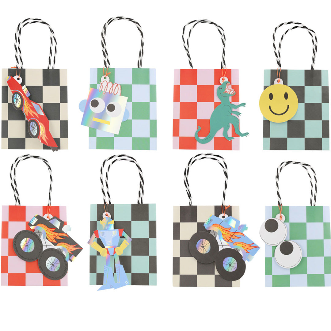 meri meri feesttasjes toybox icon - 8st | 287358 | 0