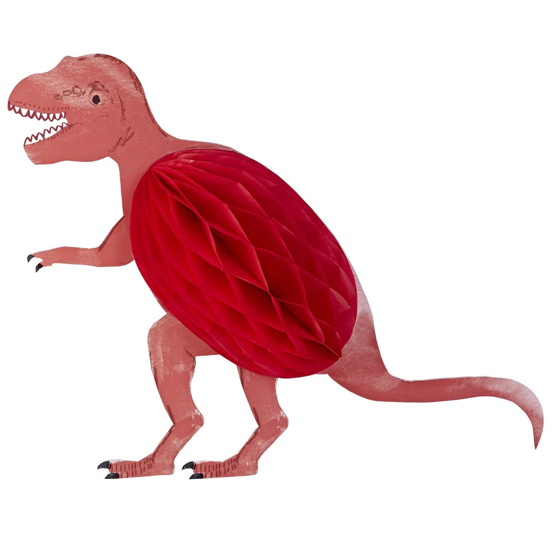 meri meri honingraat versiering dino's - 3st | 221859 | 4