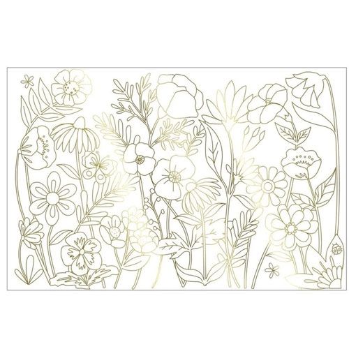 meri meri inkleurposters fleurige vlinder | 206605 | 1